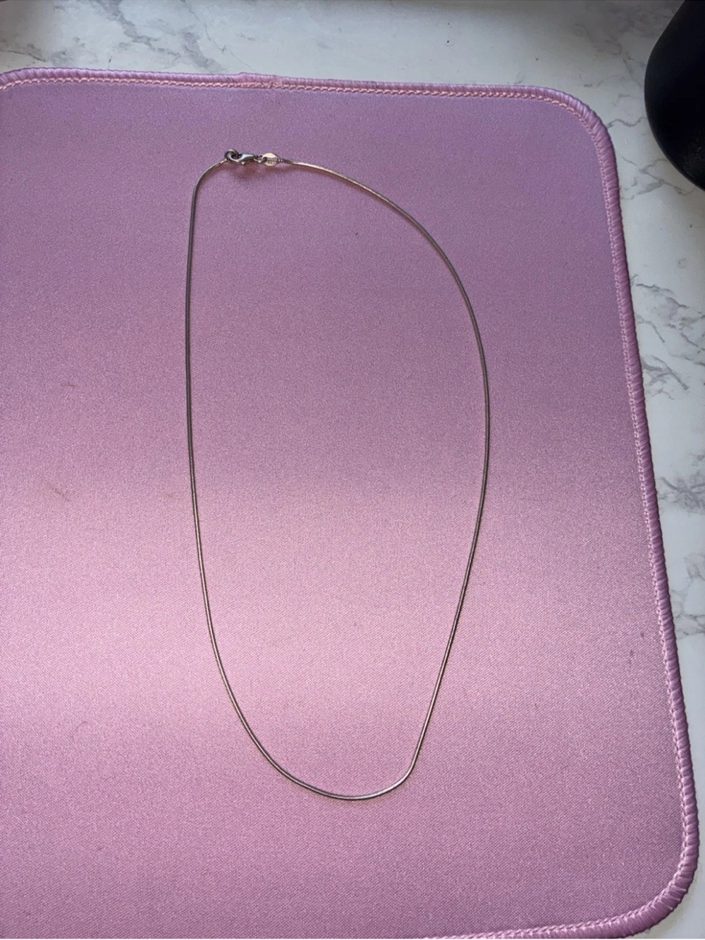 925 Italy Sterling Silver Snake Chain Necklace 4.67g Lobster Clasp